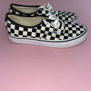 Checkerboard Vans Womens size: 6.5